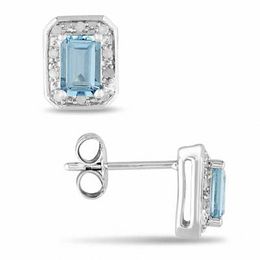 Zales aquamarine earrings clearance