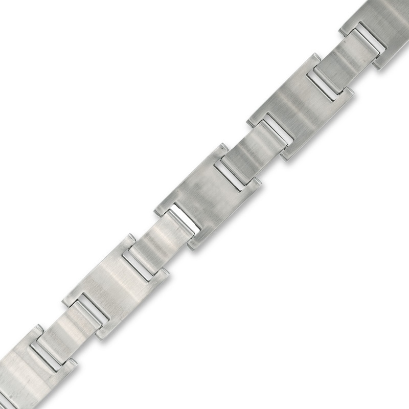 Main Image 2 of 3/4 CT. T.W. Diamond Cable Bracelet in Two-Tone Stainless Steel - 8.5"