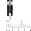 Thumbnail Image 3 of 3/8 CT. T.W. Diamond Cross Bracelet in Black Tungsten and Stainless Steel - 8.5"