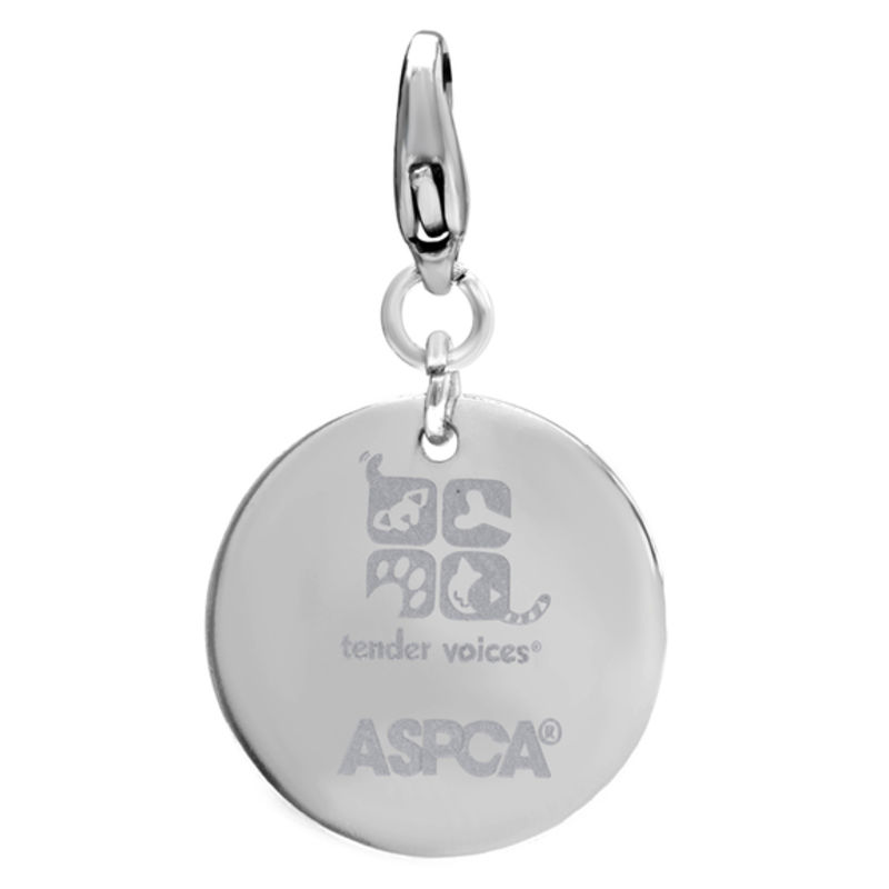 Main Image 2 of Diamond Accent Sitting Cat Pendant in Sterling Silver