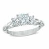Thumbnail Image 1 of Celebration Ideal 1 CT. T.W. Certified Diamond Three Stone Engagement Ring in 14K White Gold (J/I1)