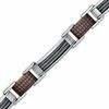 Thumbnail Image 1 of Men's Cable Bracelet in Brown IP Stainless Steel - 8.5"