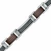 Thumbnail Image 0 of Men's Cable Bracelet in Brown IP Stainless Steel - 8.5"