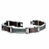 Thumbnail Image 2 of Men's Cable Bracelet in Brown IP Stainless Steel - 8.5"