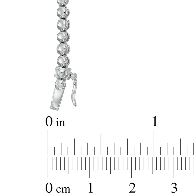 Main Image 2 of 4 CT. T.W. Composite Diamond Cluster Necklace in 10K White Gold