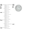 Thumbnail Image 2 of 1/2 CT. T.W. Diamond Double Frame Stud Earrings in 14K White Gold