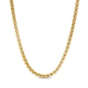 Thumbnail Image 0 of Men's 3.75mm Signature Tag Box Chain Necklace in Yellow IP Stainless Steel - 30"