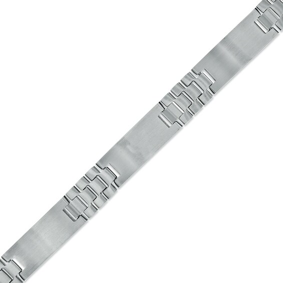 ID Bracelet in Two-Tone Stainless Steel - 8.5"