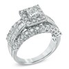 Thumbnail Image 2 of 1 CT. T.W. Princess-Cut Diamond Frame Engagement Ring in 14K White Gold