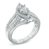 Thumbnail Image 2 of 1 CT. T.W. Marquise Diamond Engagement Ring in 14K White Gold