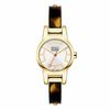 Thumbnail Image 1 of Ladies' ESQ Movado Nova Tortoise-Pattern Gold-Tone Bangle Watch with Silver-Tone Dial (Model: 07101423)