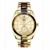 Thumbnail Image 1 of Ladies' ESQ Movado Origin Tortoise-Pattern Gold-Tone Watch with Champagne Dial (Model: 07101426)