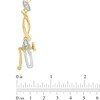 Thumbnail Image 1 of 1/6 CT. T.W. Diamond Station Bracelet in 10K Gold