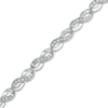 Thumbnail Image 0 of 1/2 CT. T.W. Diamond Large Infinity Bracelet in 10K White Gold