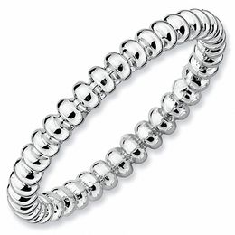 Stackable Expressions™ 2.0mm Beaded Ring in Sterling Silver