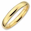 Thumbnail Image 1 of Stackable Expressions™ 3.0mm Rounded Polished Ring in Sterling Silver and 18K Gold Plate