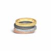 Thumbnail Image 1 of Stackable Expressions™ 3.0mm Cable Ring in Sterling Silver and 18K Gold Plate