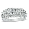 Thumbnail Image 1 of 1/2 CT. T.W. Diamond Layered Ring in 10K White Gold
