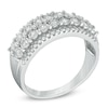 Thumbnail Image 2 of 1/2 CT. T.W. Diamond Layered Ring in 10K White Gold