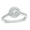 Thumbnail Image 1 of 3/4 CT. T.W. Multi-Diamond Frame Engagement Ring in 14K White Gold