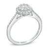 Thumbnail Image 1 of 3/4 CT. T.W. Multi-Diamond Frame Engagement Ring in 14K White Gold