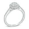 Thumbnail Image 2 of 3/4 CT. T.W. Multi-Diamond Frame Engagement Ring in 14K White Gold
