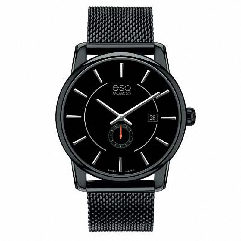 Men's ESQ Movado Capital Black Mesh Watch (Model: 07301445)