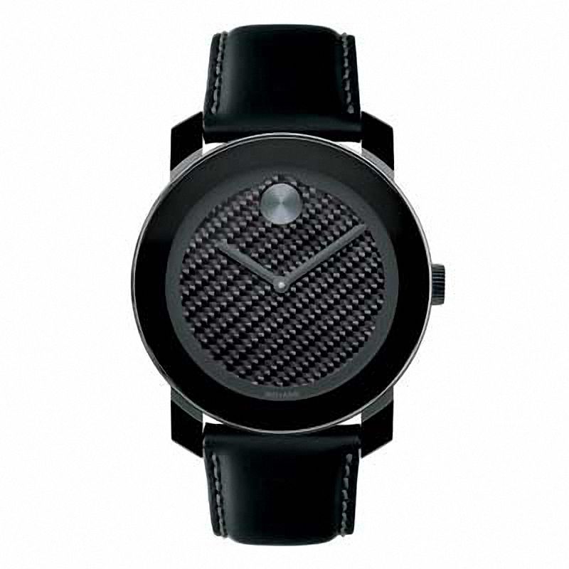 Men's Movado Bold® Watch with Black Carbon fiber Dial (Model: 3600170)