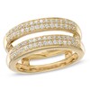 Thumbnail Image 1 of 1/2 CT. T.W. Diamond Double Row Solitaire Enhancer in 14K Gold