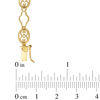 Thumbnail Image 2 of Oval Multi-Gemstone Necklace in Sterling Silver with 18K Gold Plate