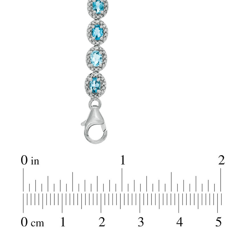 Zales blue topaz bracelet hotsell