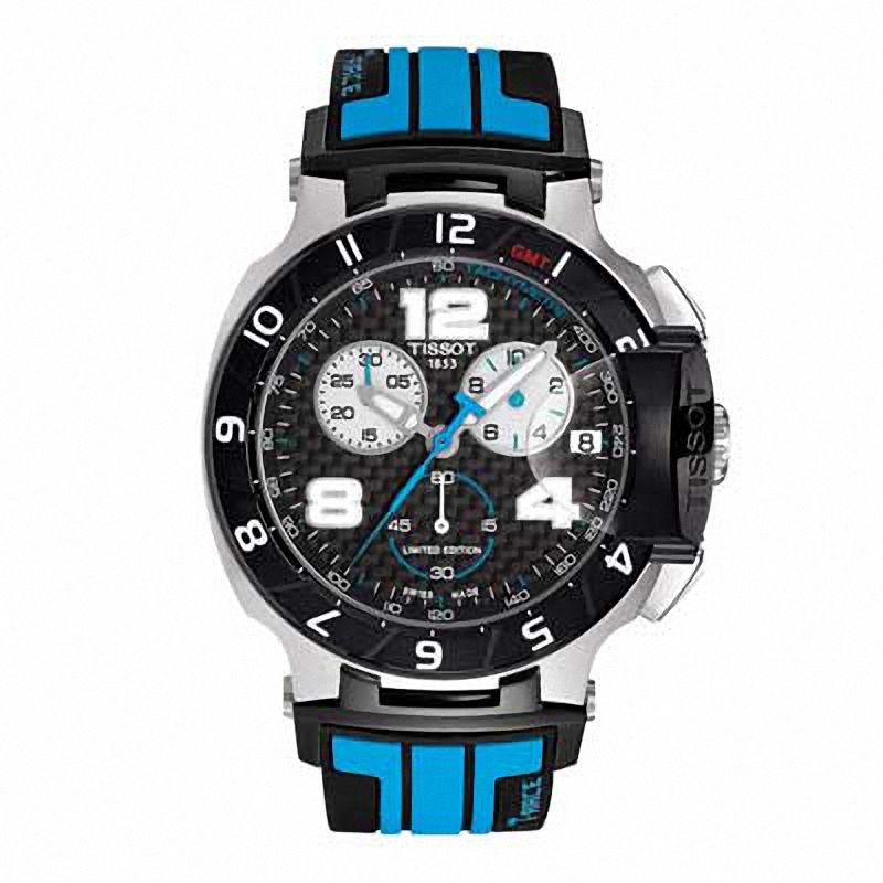 Men's Tissot T-Race MotoGP Limited Edition 2013 Chronograph Strap Watch with Black Dial (Model: T048.417.27.207.00)