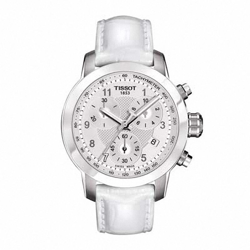 Ladies' Tissot PRC 200 Danica Patrick Limited Edition 2013 Chronograph Strap Watch (Model: T055.217.16.032.00)