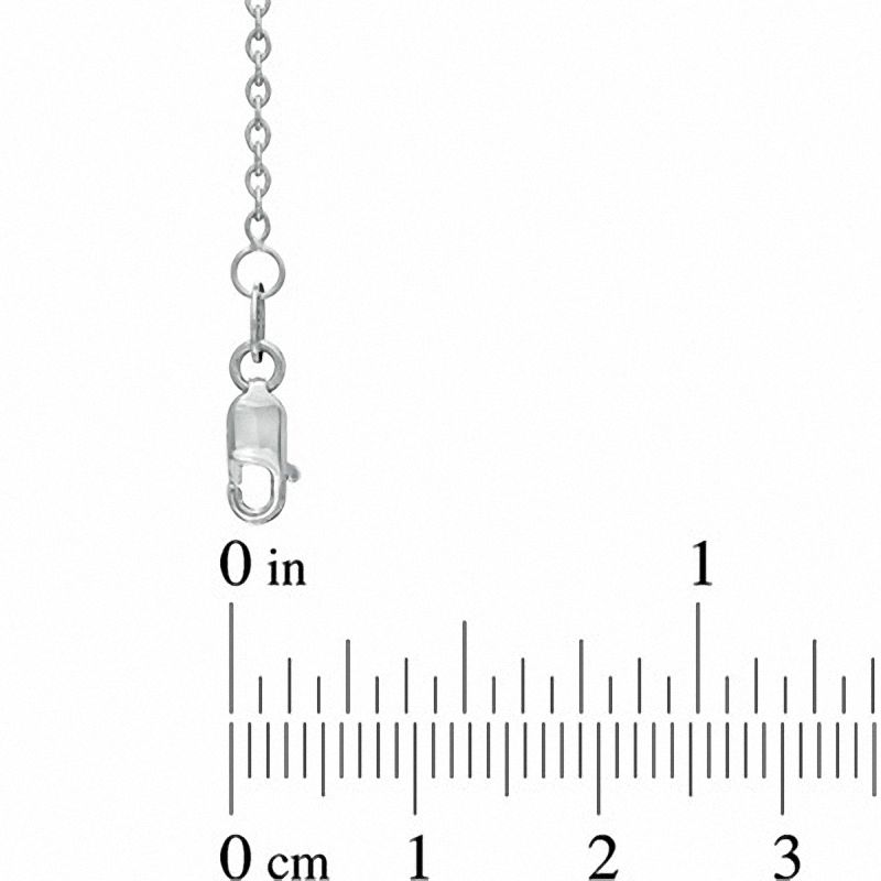 1.5mm Cable Chain Necklace in 14K White Gold - 20"