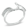 Thumbnail Image 2 of 1/4 CT. T.W. Diamond Vintage-Style Solitaire Enhancer in 14K White Gold