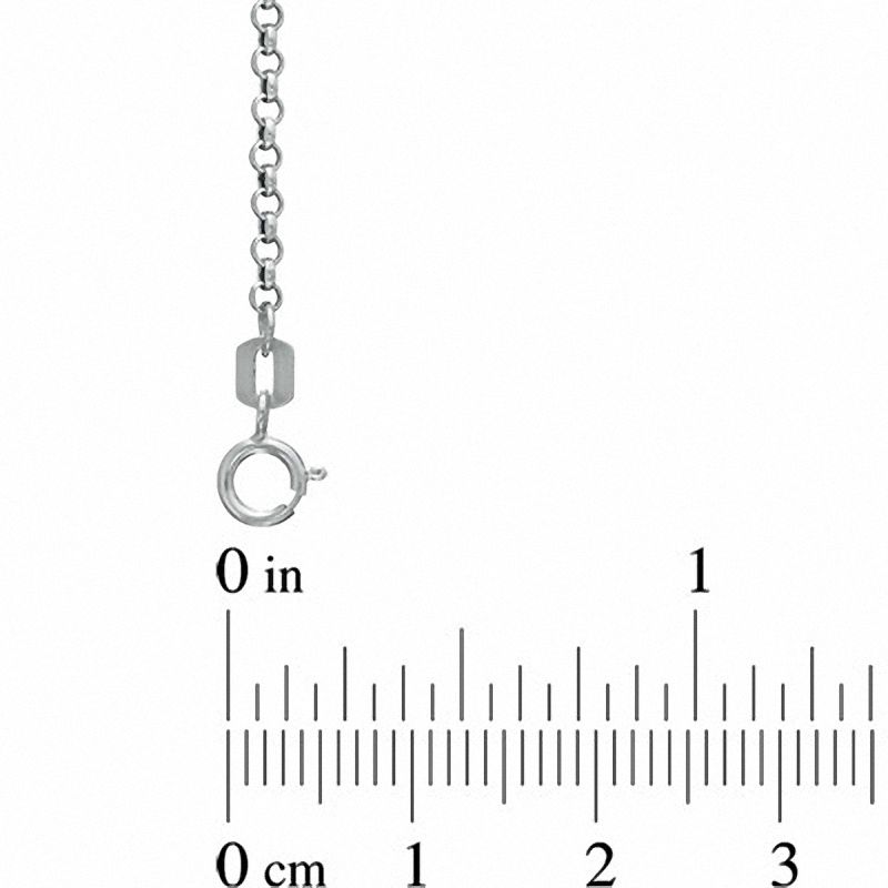 Main Image 2 of 1.9mm Rolo Chain Necklace in 14K White Gold - 18"