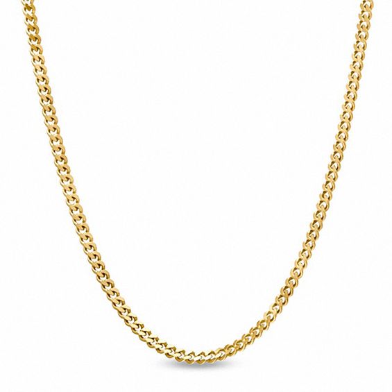 1.0mm Gourmette Chain Necklace in 14K Gold - 18"