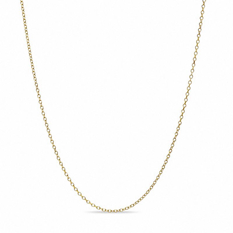 1.1mm Cable Chain Necklace in 14K Gold - 18"