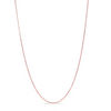 Thumbnail Image 1 of 0.6mm Box Chain Necklace in 14K Rose Gold - 18"