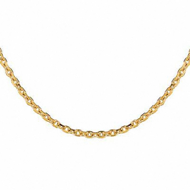 1.5mm Cable Chain Necklace in 14K Gold - 18"