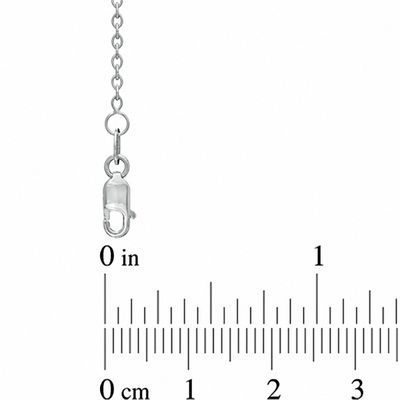 2.3mm Cable Chain Necklace in 14K White 