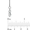 Thumbnail Image 1 of Ladies' 1.1mm Milano Chain Necklace in 14K White Gold - 16"