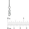 Thumbnail Image 2 of Ladies' 1.1mm Milano Chain Necklace in 14K White Gold - 16"