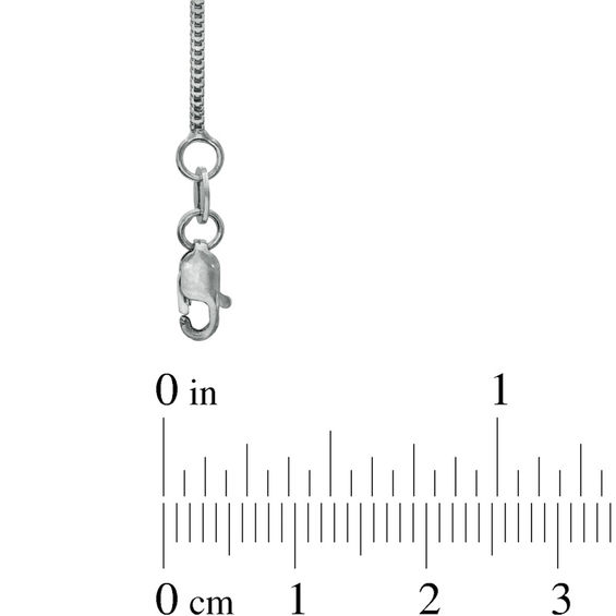 Ladies' 1.1mm Milano Chain Necklace in 14K White Gold - 16"