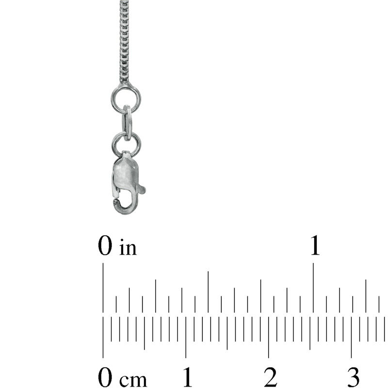 Ladies' 1.1mm Milano Chain Necklace in 14K White Gold - 16"