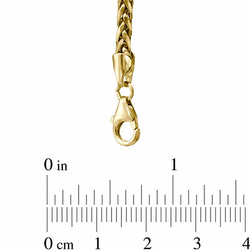 Men's 3.9mm Square Wheat Chain Necklace in 14K Gold - 26"
