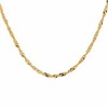 Thumbnail Image 1 of Ladies' 1.7mm Singapore Chain Necklace in 14K Gold - 16"