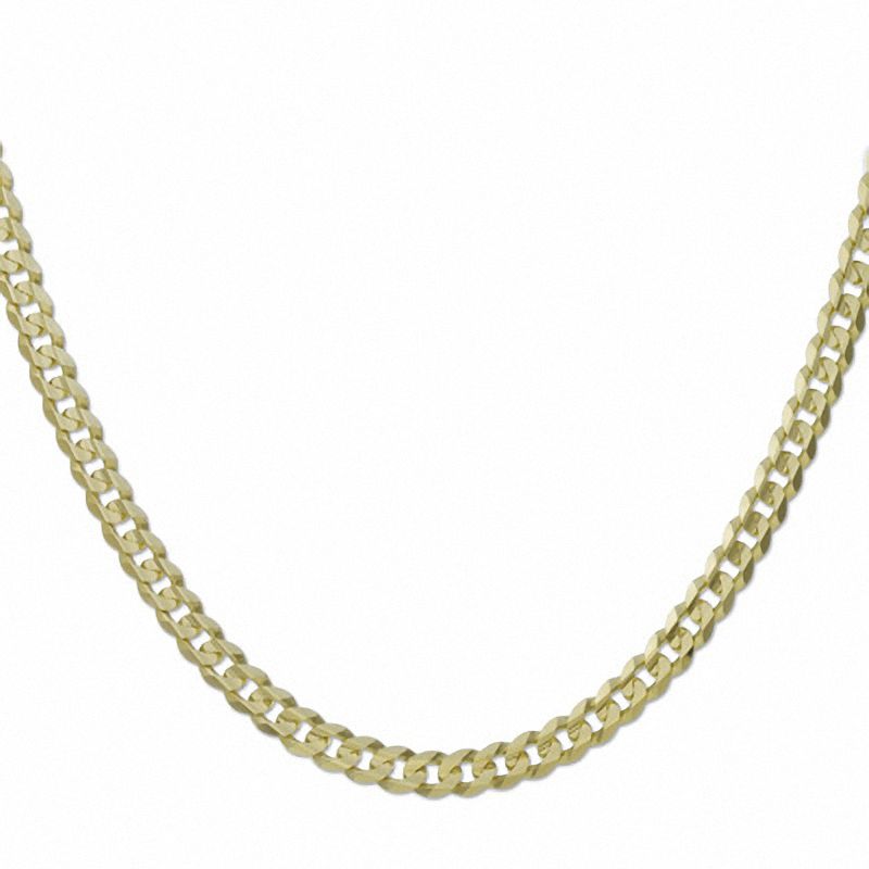 Main Image 1 of 4.7mm Curb Chain Necklace in 14K Gold - 20"