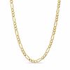 Men's 3.1mm Figaro Chain Necklace in 14K Gold - 20"