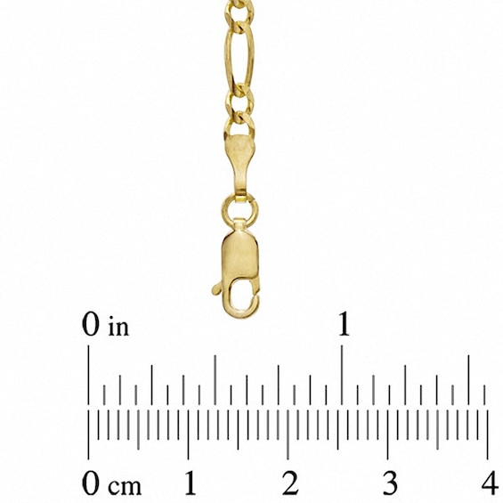 Men's 3.1mm Figaro Chain Necklace in 14K Gold - 20"